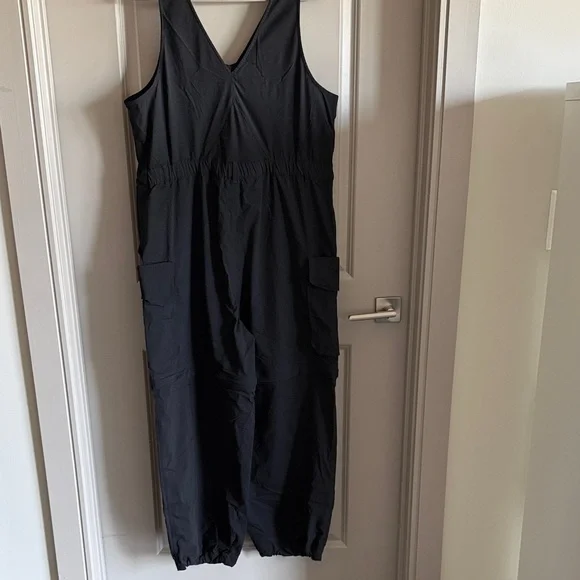 The North Face Black Cargo Jumpsuit / romper - Picture 3 of 5